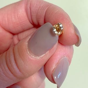 Bony Levy rose gold and diamond earring